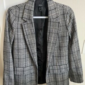 Forever 21 Gray Blazer Chic Suit Jacket